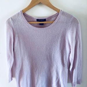100% Lavender Cashmere sweater
